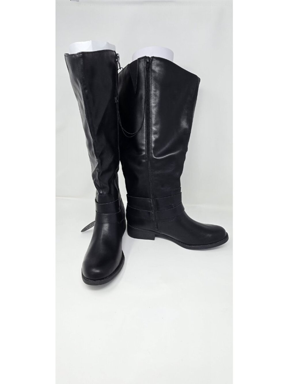 New Style & Co Maliaa Wide Calf Black Knee High Boots Women’s 8.5M - Picture 8 of 12